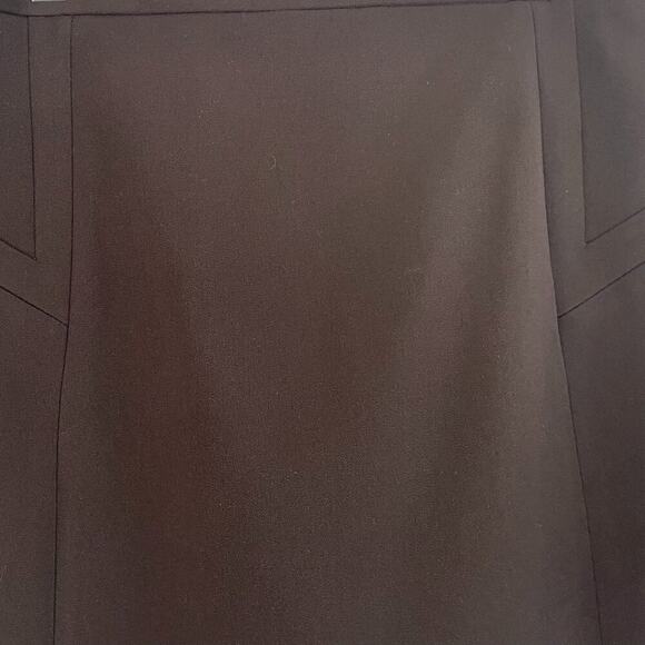 Express Design Studio Brown Pencil Skirt, Classic, Capsule Wardrobe Basic, 6 - Picture 3 of 14